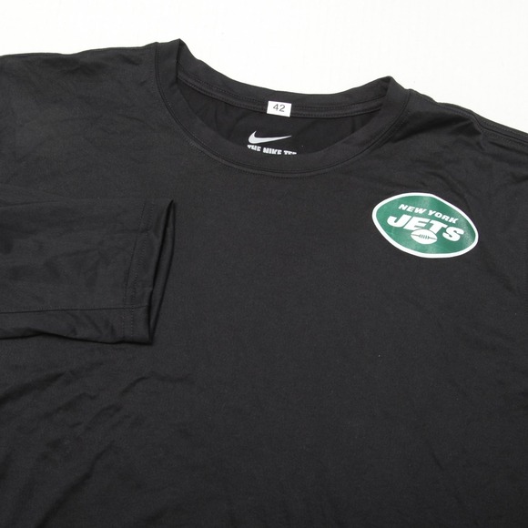 New York Jets Shirt Mens XL Black NFL Football Nike Legend Dri-FIT Player Issued - Picture 1 of 13